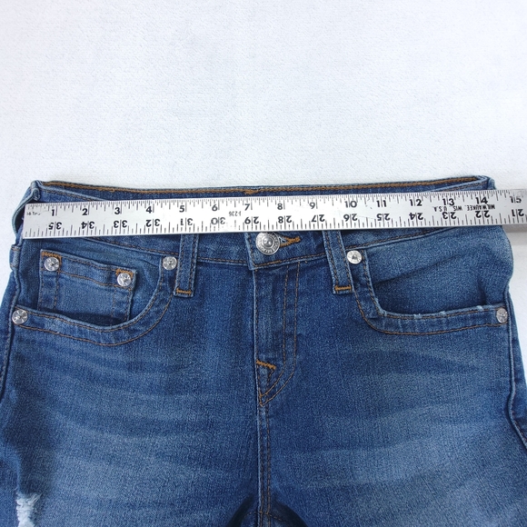 True Religion Jeans Women's Size 18 Slim Blue Mid Rise Denim - Picture 7 of 9
